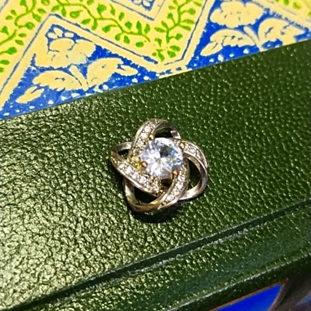 Love Knot Diamond Pendant